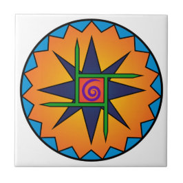 Clann Bhride Emblem Ceramic Tile Tegeltje