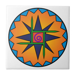 Clann Bhride Emblem Ceramic Tile Tegeltje