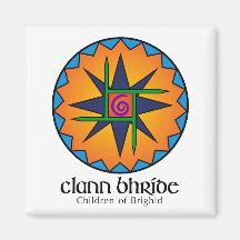 Clann Bhride Square Magnet