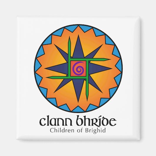 Clann Bhride Square Magnet (Voorkant)