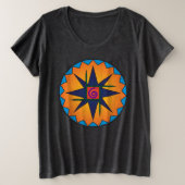 Clann Bhride Women's Plus size donker T-shirt (1x- (Design voorkant)