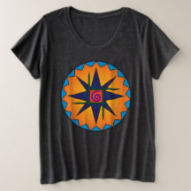 Clann Bhride Women's Plus size donker T-shirt (1x-