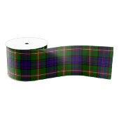 Clanranald tartan blauw groen grosgrain lint (Spoel)
