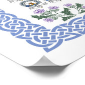 Clans of Scotland Heraldic Wall Art Poster (Hoek)