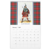Clans of Scottish Highlands portretten 2026 Kalender (Feb 2027)