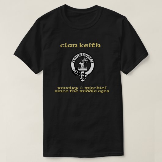 clantest crest Schotse clans Schotse achternaam T-shirt (Design voorkant)