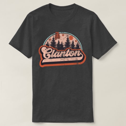 Clanton, Alabama T-shirt (Design voorkant)