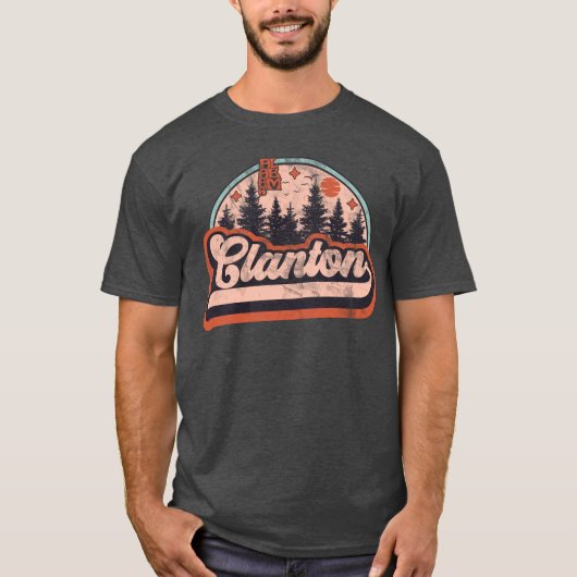 Clanton, Alabama T-shirt (Voorkant)