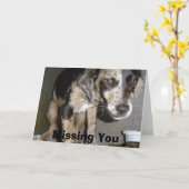 clantonone, Missing You  Kaart (Gele Bloem)