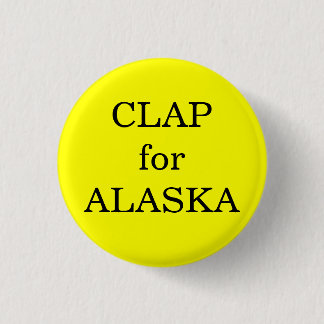 Clap voor Alaska Ronde Button 3,2 Cm