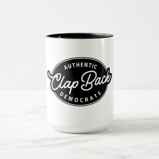 Clapback Democraten Logo Mok (Midden)