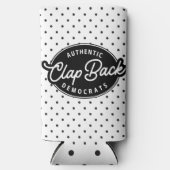 Clapback Democraten Seltzer Blikjeskoeler (Voorkant)
