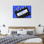 CLAPBOARD Bar Mitzvah Inloggen Memory Board Canvas Afdruk (Insitu (Slaapkamer))