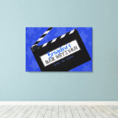 CLAPBOARD Bar Mitzvah Inloggen Memory Board Canvas Afdruk (Insitu (Houten vloer))