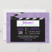 CLAPBOARD Bat Mitzvah Uitnodiging (Voorkant)