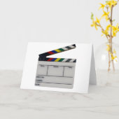 Clapboard film filmmaker leate kaart (Gele Bloem)