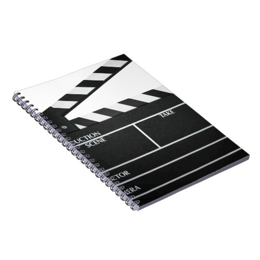 Clapboard film "slate clapper" notitieboek (Rechterzijde)