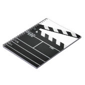 Clapboard film "slate clapper" notitieboek (Linkerzijde)