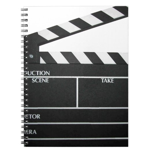 Clapboard film "slate clapper" notitieboek (Voorkant)