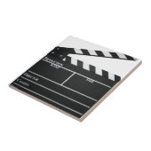 Clapboard film "slate clapper" tegeltje (Zijkant)