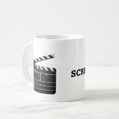 Clapboard, filmmaker - Gepersonaliseerd Koffiemok (Voorkant links)