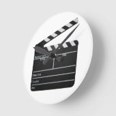 Clapboard Filmmaker Movie Clock Ronde Klok (Hoek)
