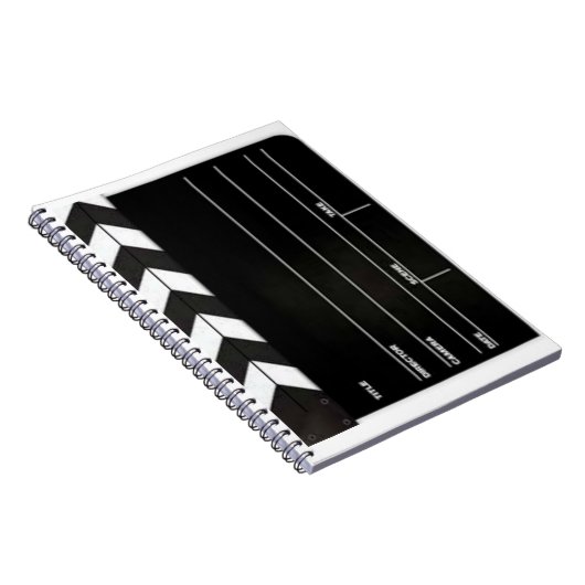 Clapboard Slate Spiral notebook van Director Notitieboek (Rechterzijde)