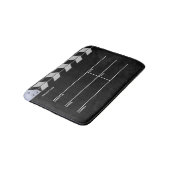 Clapbordcinema voor actie badmat (Gekanteld)