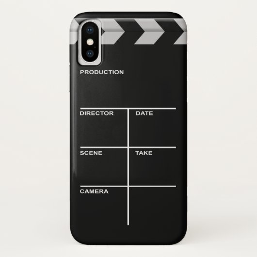 Clapbordcinema voor actie Case-Mate iPhone case (Achterkant)