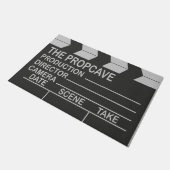 Clapper Board Mat, Movie Room  Deurmat (Schuin)