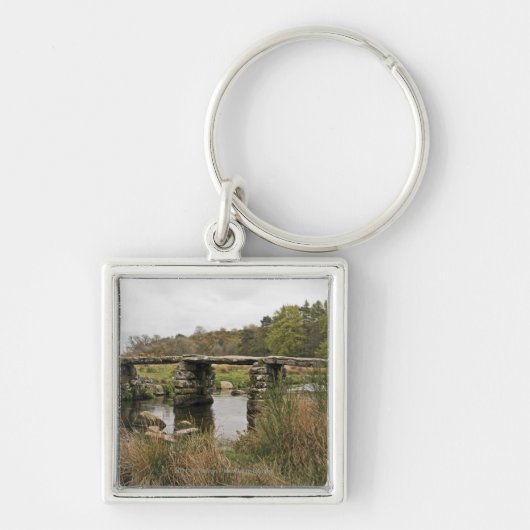 Clapper Bridge in het Nationaal Park Dartmoor Sleutelhanger (Voorkant)