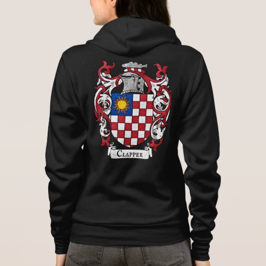 Clapper Coat of Arms Dames Hoodie (Achterkant)