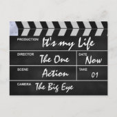 clapperboard bioskoop "het mijn Leven " is Briefkaart (Voorkant)