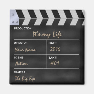 Clapperboard cinema "Het is mijn leven" Magneet