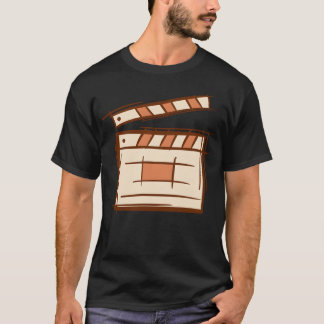Clapperboard Clapboard Film clapperemplate T-shirt