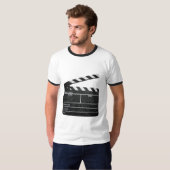 Clapperboard Filmmaker Late Movie T-shirt (Voorkant volledig)