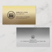 Clapperboard Icon Film Director beeldende kunst Visitekaartje (Voorkant / Achterkant)