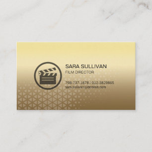 Clapperboard Icon Film Director beeldende kunst Visitekaartje