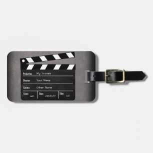 Clapperboard met Jouw tekst! Bagagelabel