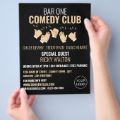 Clapping Hands, Comedian, Comedy Club Adverteren Flyer (Hand)