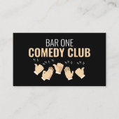 Clapping Hands, Comedian, Comedy Club Visitekaartje (Voorkant)