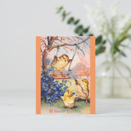 Clapsaddle: Biddy slikken Briefkaart (Staand voorkant)