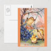 Clapsaddle: Biddy slikken Briefkaart (Voorkant / Achterkant)