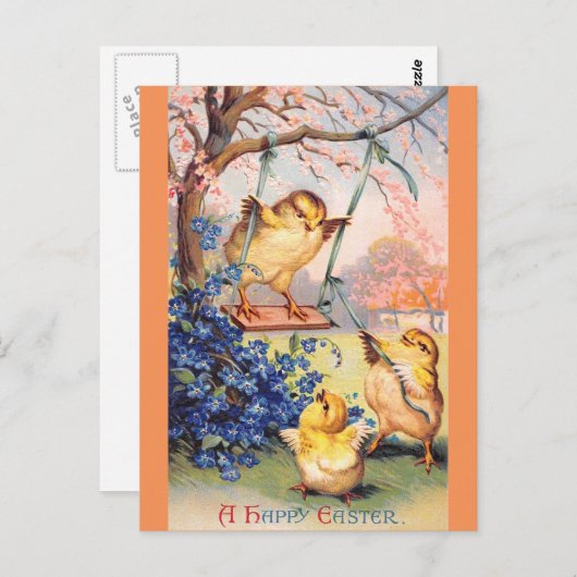 Clapsaddle: Biddy slikken Briefkaart (Voorkant / Achterkant)