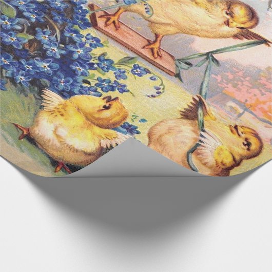 Clapsaddle: Biddy slikken Cadeaupapier (Hoek)