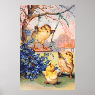 Clapsaddle: Biddy slikken Poster