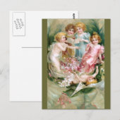 Clapsaddle: Charming Fairies 2 Briefkaart (Voorkant / Achterkant)