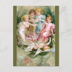 Clapsaddle: Charming Fairies 2 Briefkaart