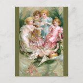 Clapsaddle: Charming Fairies 2 Briefkaart (Voorkant)