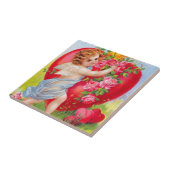 Clapsaddle: Cherub of Love Tegeltje (Zijkant)